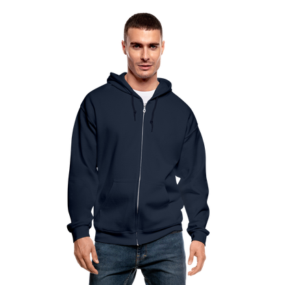 Gildan Heavy Blend Adult Zip Hoodie - navy