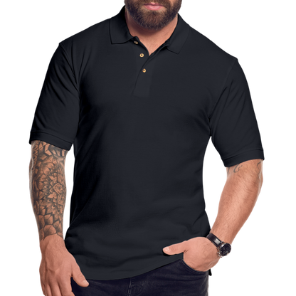 Men's Pique Polo Shirt - midnight navy