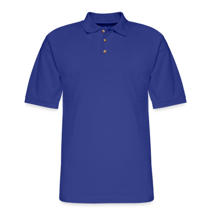 Men's Pique Polo Shirt - royal blue