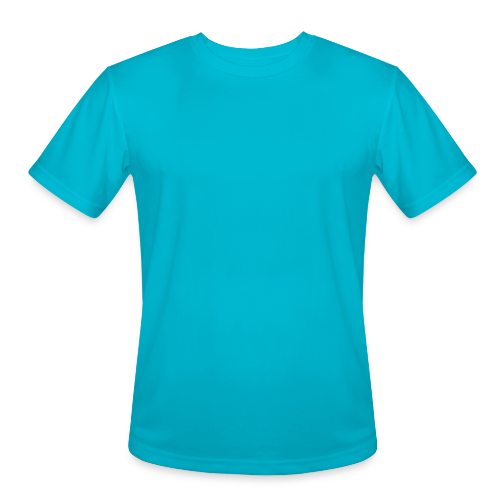 Men’s Moisture Wicking Performance T-Shirt - turquoise