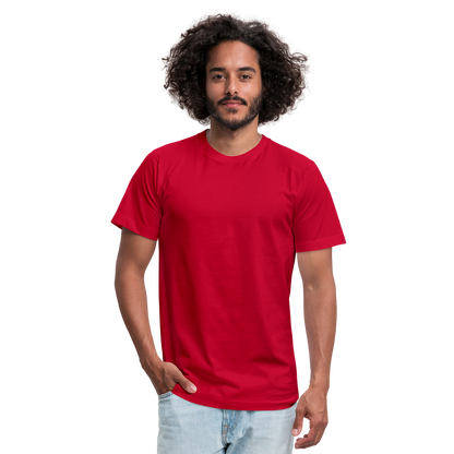 Unisex Jersey T-Shirt by Bella + Canvas - red