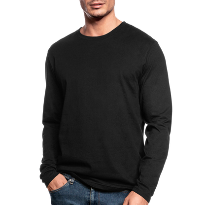 Men's Long Sleeve T-Shirt by Next Level - black