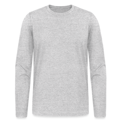 Men's Long Sleeve T-Shirt by Next Level - heather gray