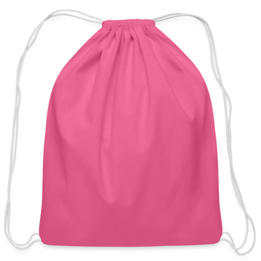 Cotton Drawstring Bag - pink