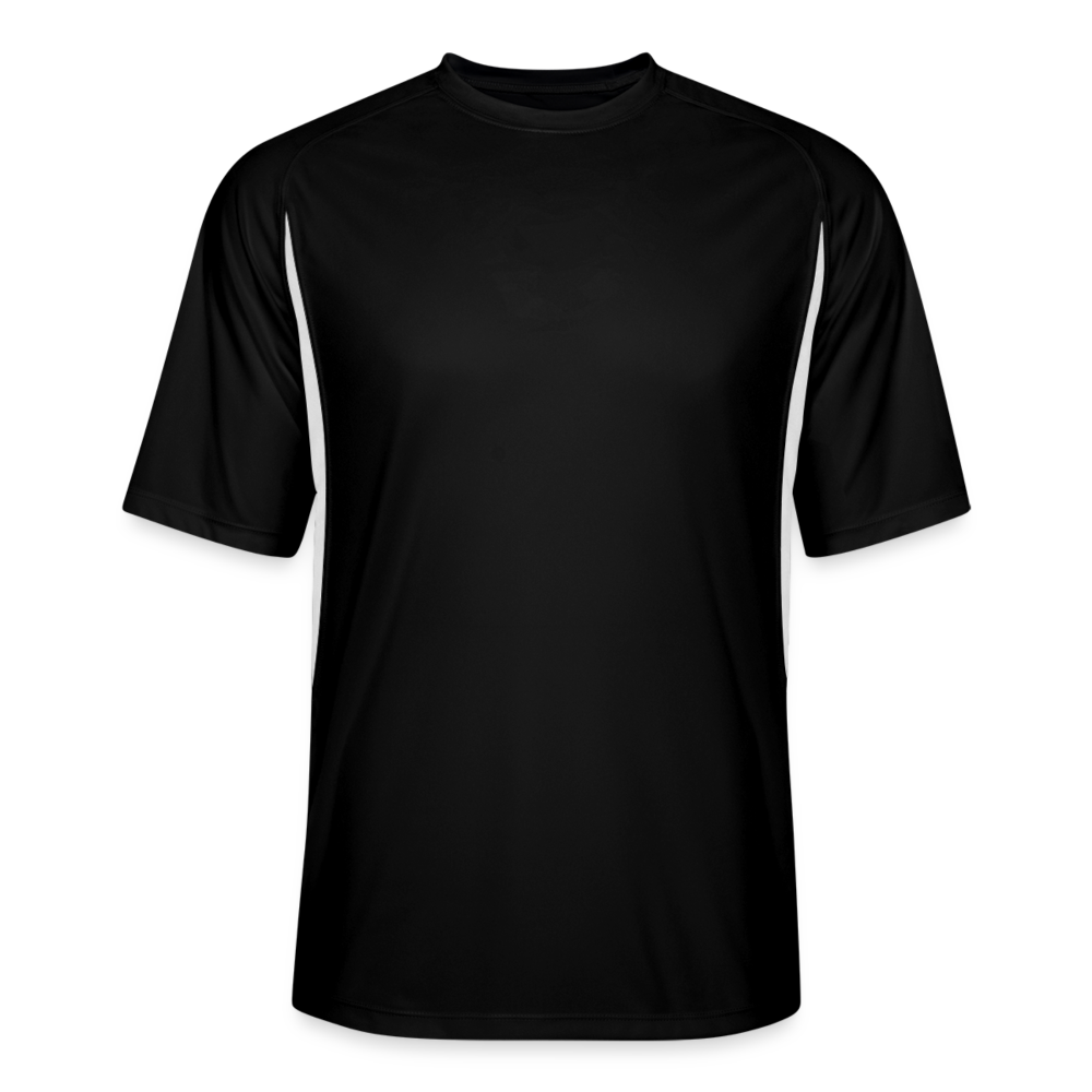 Men’s Cooling Performance Color Blocked Jersey - black/white