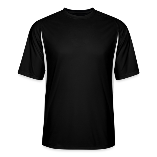 Men’s Cooling Performance Color Blocked Jersey - black/white