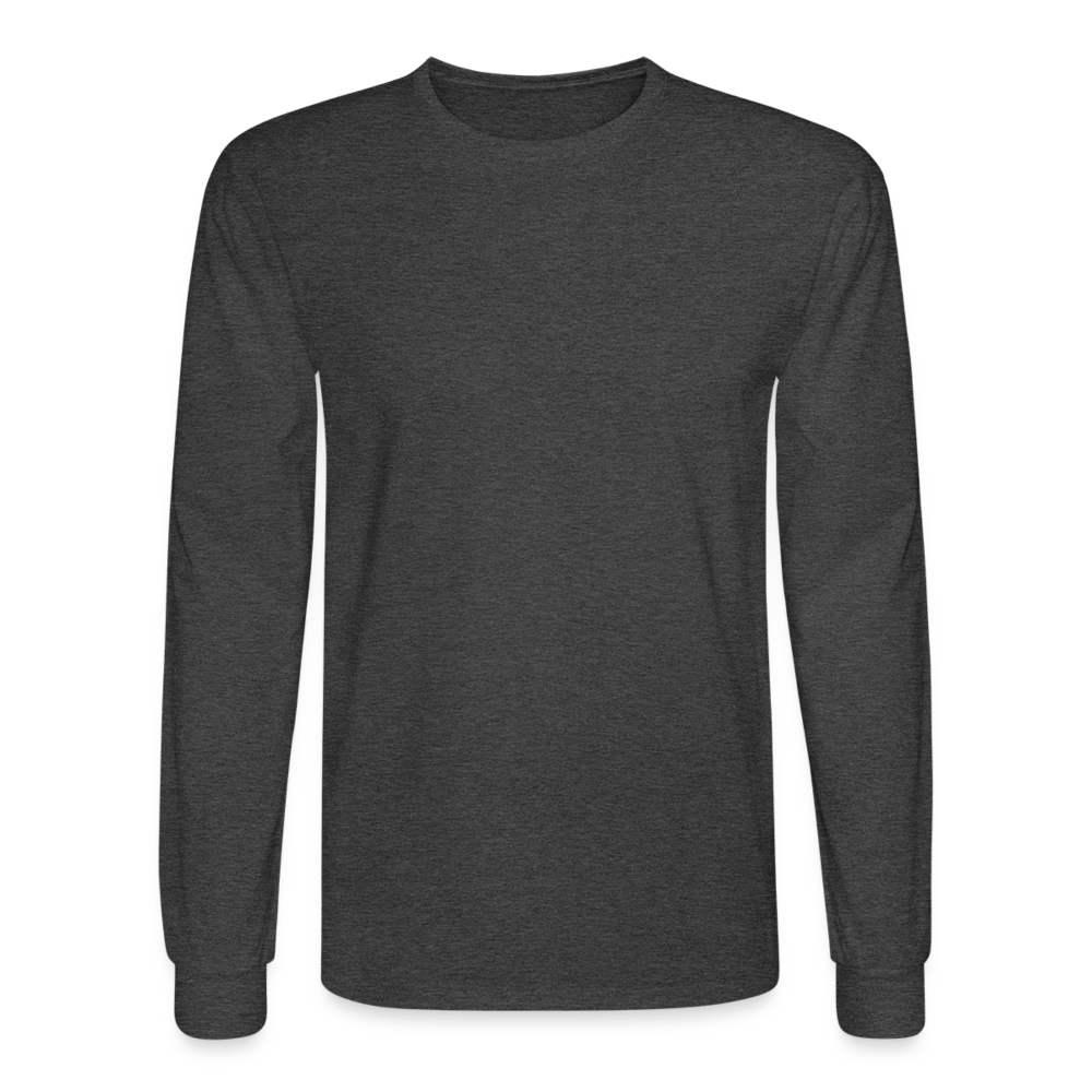 Men's Long Sleeve T-Shirt - heather black