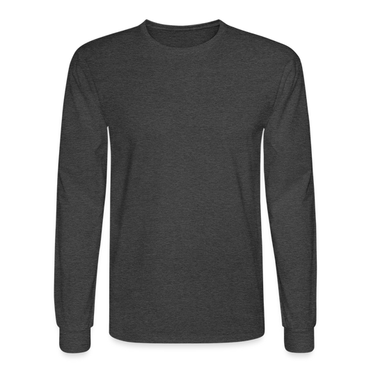 Men's Long Sleeve T-Shirt - heather black