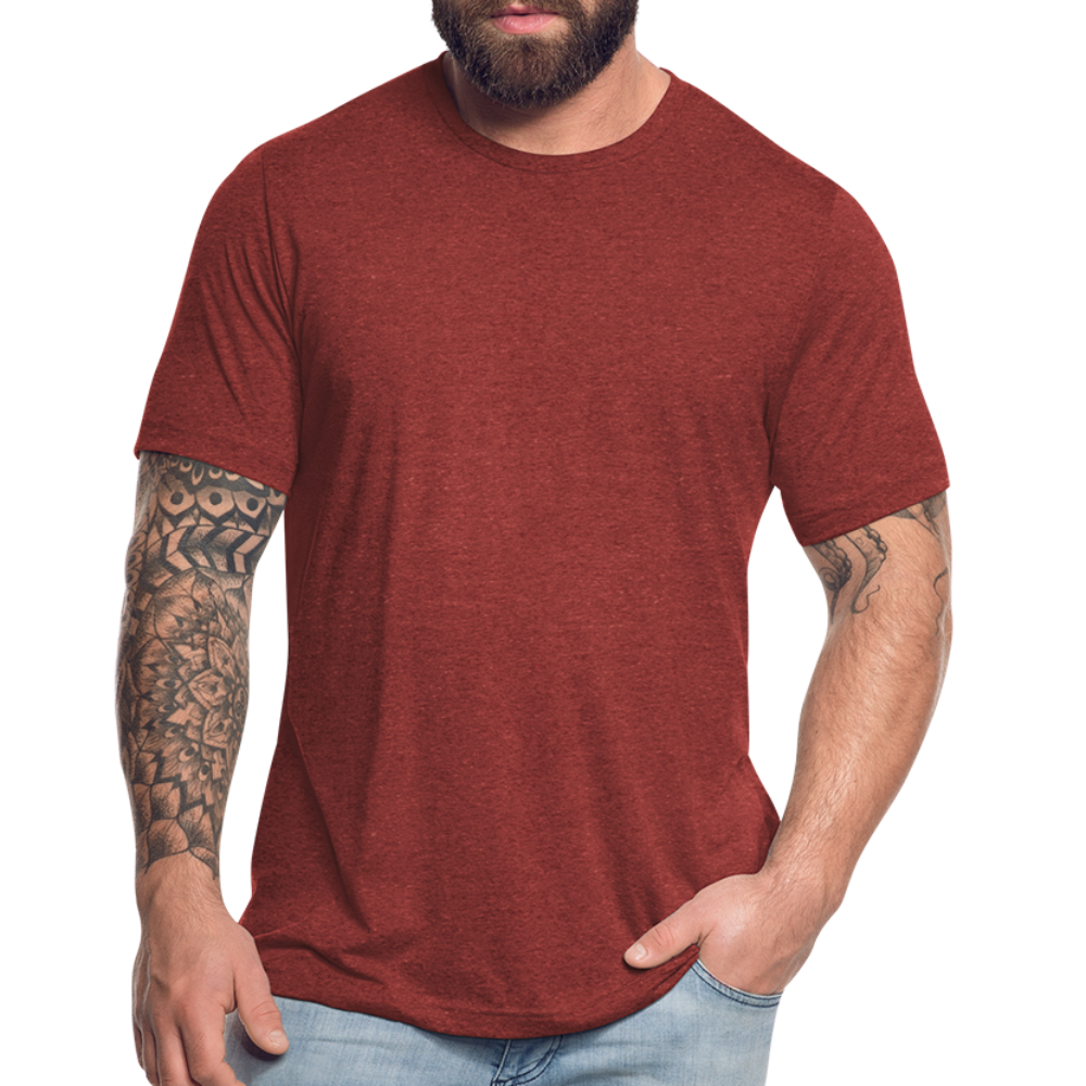 Unisex Tri-Blend T-Shirt - heather cranberry