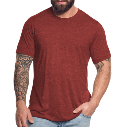 Unisex Tri-Blend T-Shirt - heather cranberry