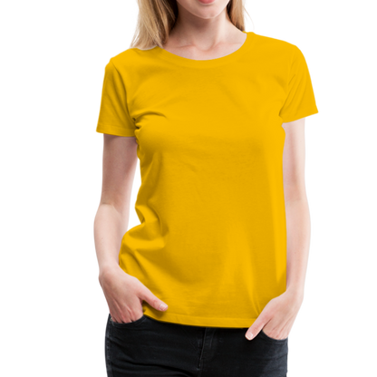 Women’s Premium T-Shirt - sun yellow