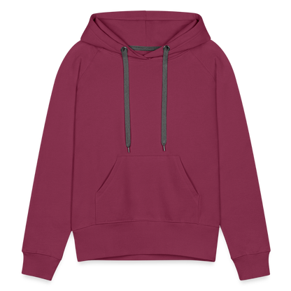 Women’s Premium Hoodie - burgundy