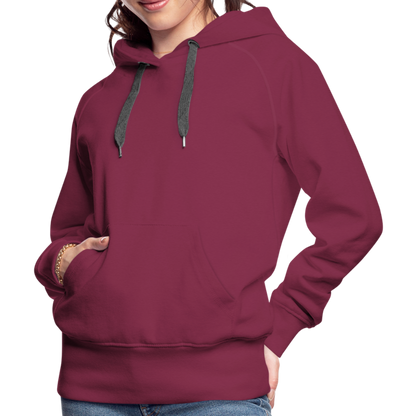 Women’s Premium Hoodie - burgundy