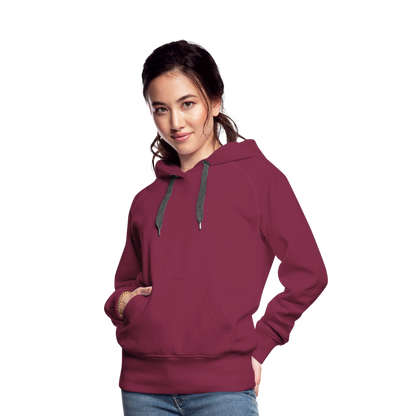 Women’s Premium Hoodie - burgundy