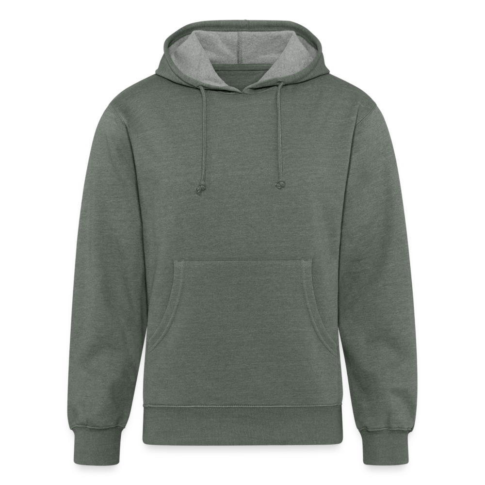 Unisex Organic Hoodie - heather military green