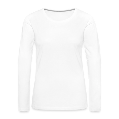 Women's Premium Long Sleeve T-Shirt - white