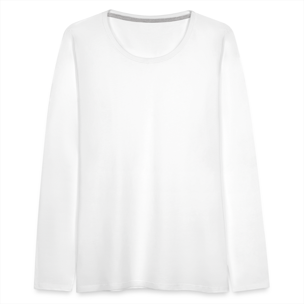 Women's Premium Long Sleeve T-Shirt - white