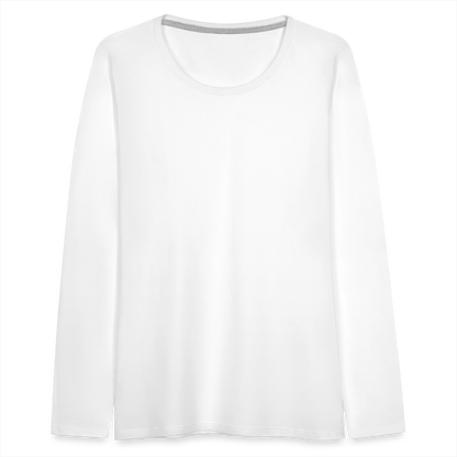 Women's Premium Long Sleeve T-Shirt - white