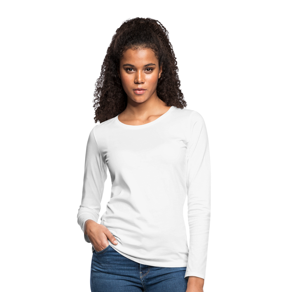 Women's Premium Long Sleeve T-Shirt - white