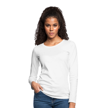 Women's Premium Long Sleeve T-Shirt - white