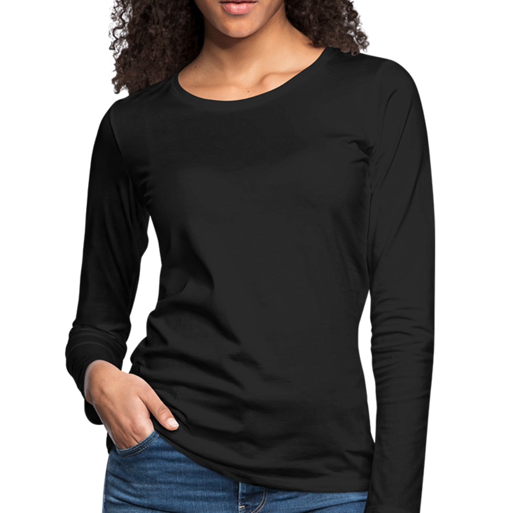 Women's Premium Long Sleeve T-Shirt - black