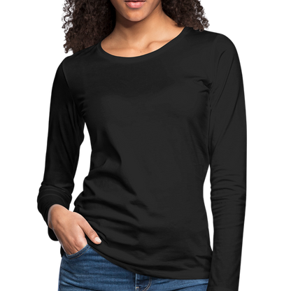 Women's Premium Long Sleeve T-Shirt - black