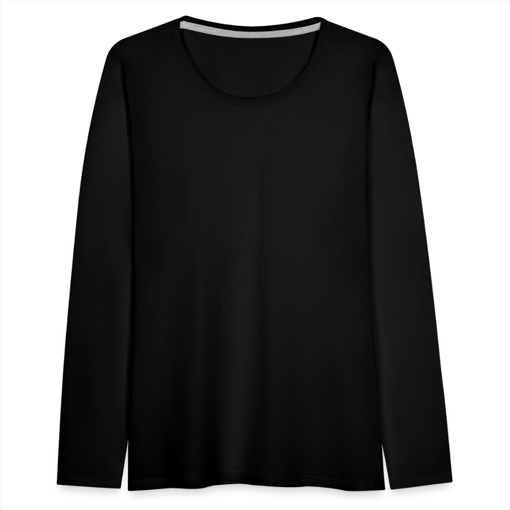 Women's Premium Long Sleeve T-Shirt - black