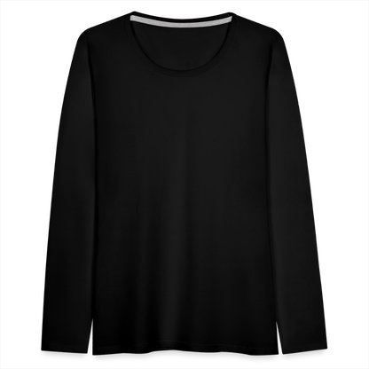 Women's Premium Long Sleeve T-Shirt - black