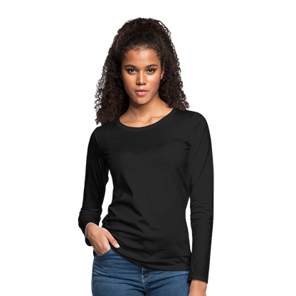 Women's Premium Long Sleeve T-Shirt - black