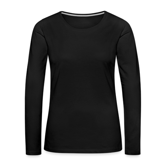 Women's Premium Long Sleeve T-Shirt - black