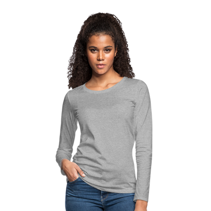 Women's Premium Long Sleeve T-Shirt - heather gray