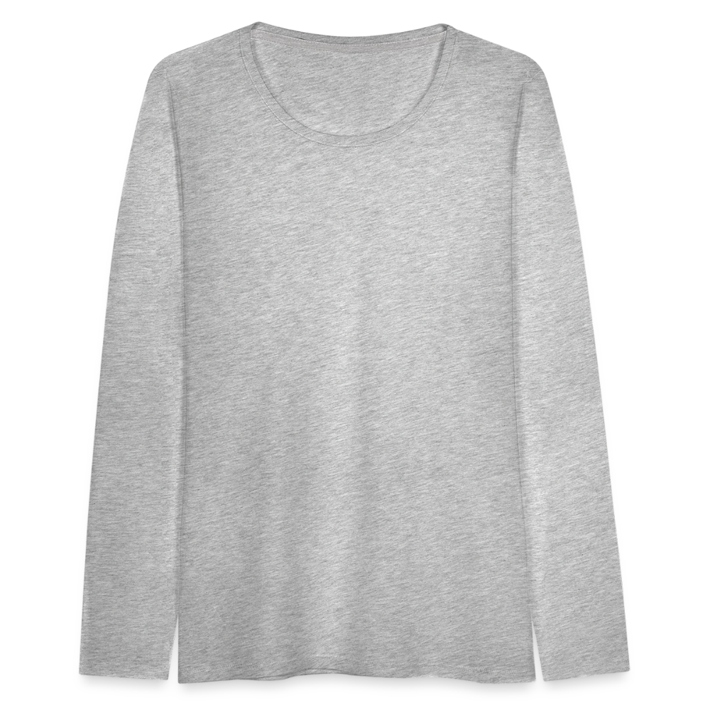 Women's Premium Long Sleeve T-Shirt - heather gray