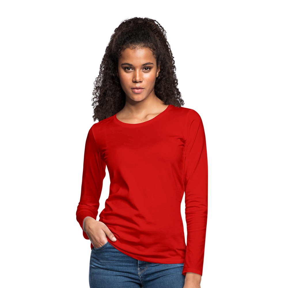 Women's Premium Long Sleeve T-Shirt - red