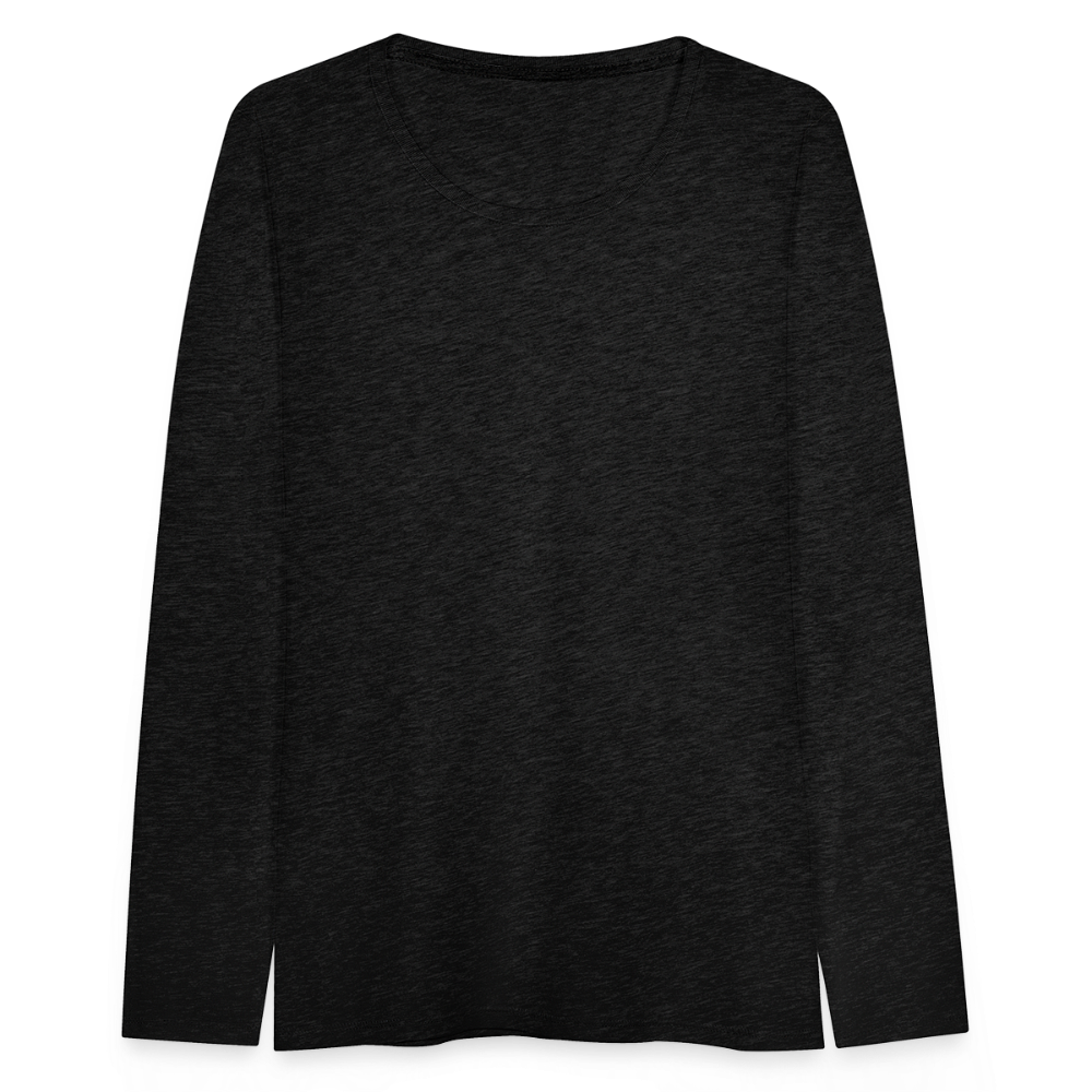 Women's Premium Long Sleeve T-Shirt - charcoal grey