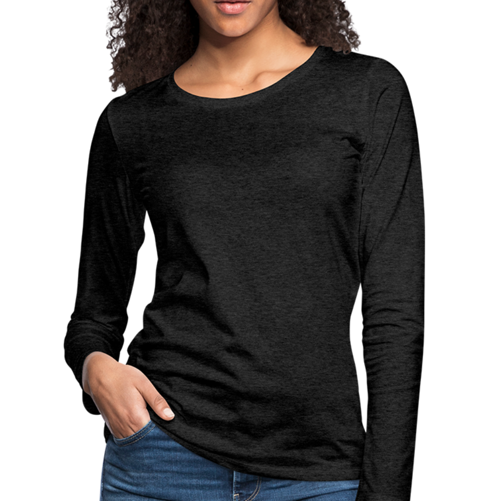 Women's Premium Long Sleeve T-Shirt - charcoal grey