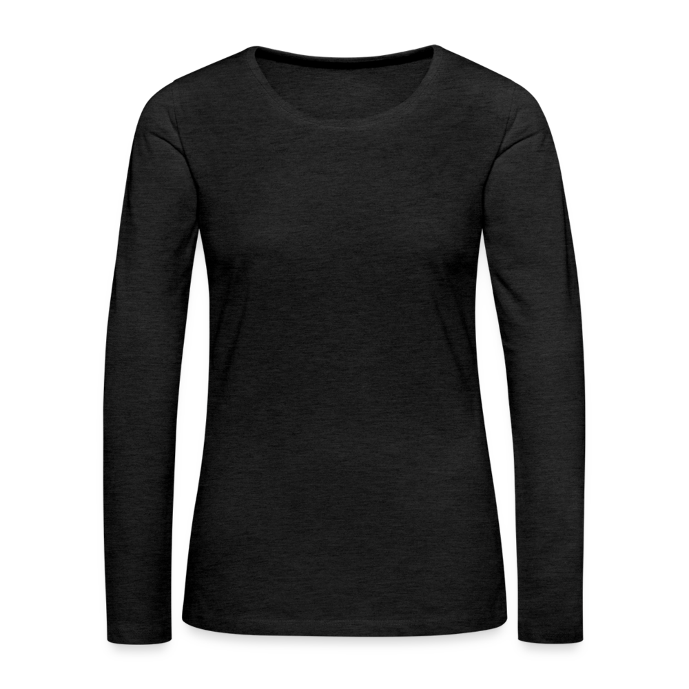 Women's Premium Long Sleeve T-Shirt - charcoal grey