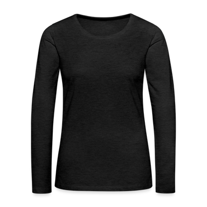 Women's Premium Long Sleeve T-Shirt - charcoal grey