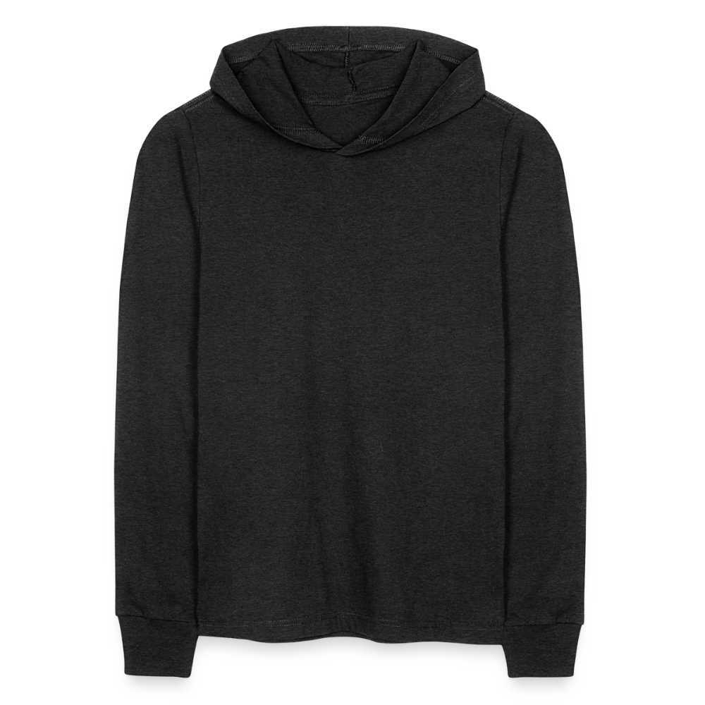 Unisex Long Sleeve Hoodie Shirt - heather black