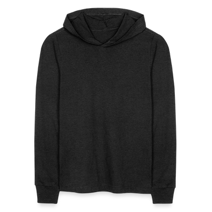 Unisex Long Sleeve Hoodie Shirt - heather black