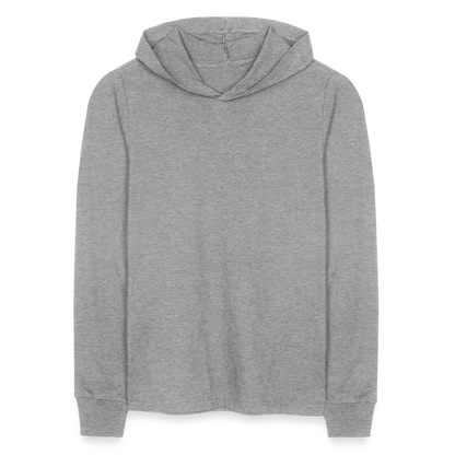 Unisex Long Sleeve Hoodie Shirt - heather grey