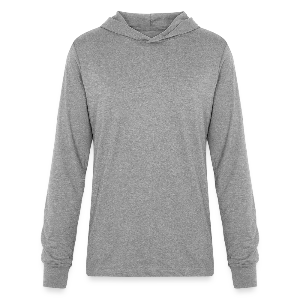 Unisex Long Sleeve Hoodie Shirt - heather grey