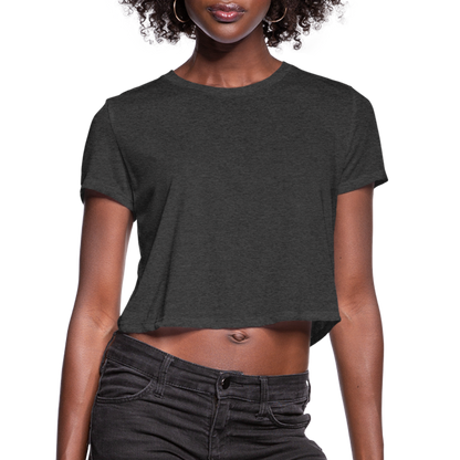 Women's Cropped T-Shirt - deep heather