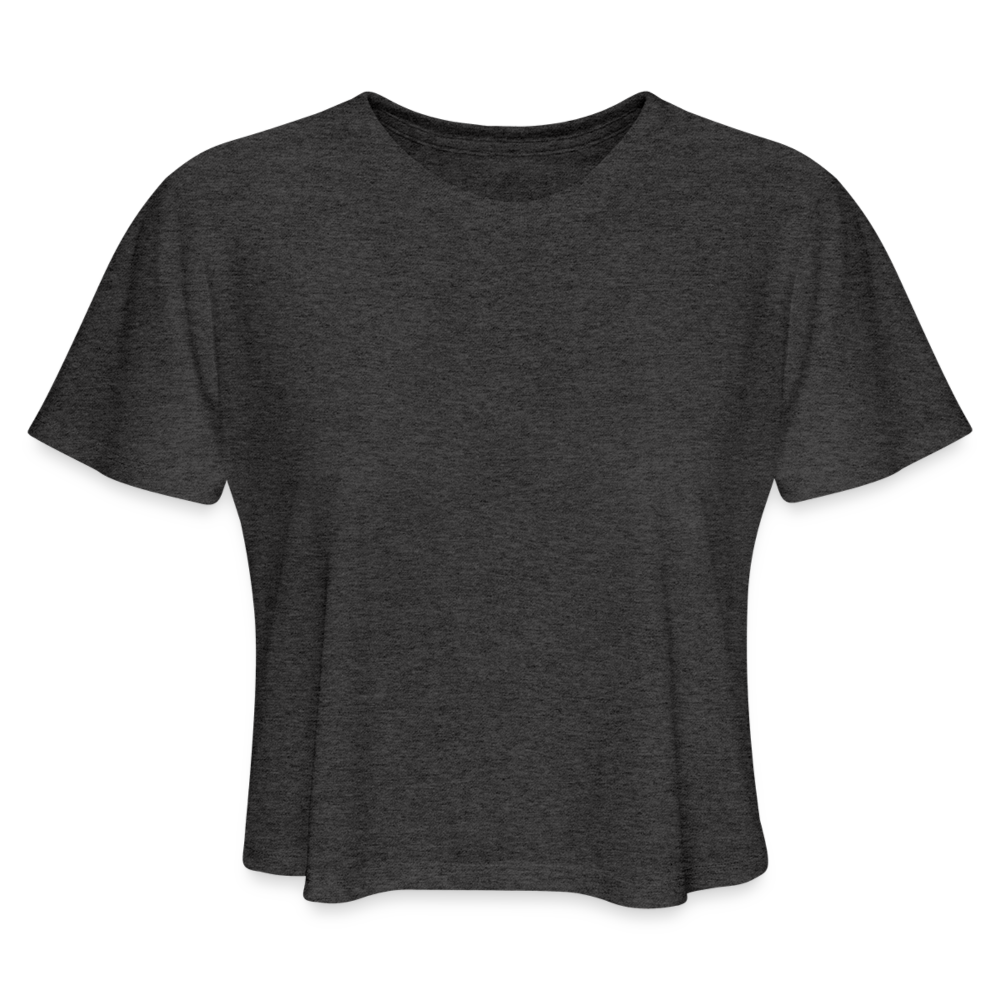 Women's Cropped T-Shirt - deep heather