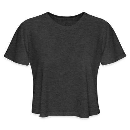 Women's Cropped T-Shirt - deep heather