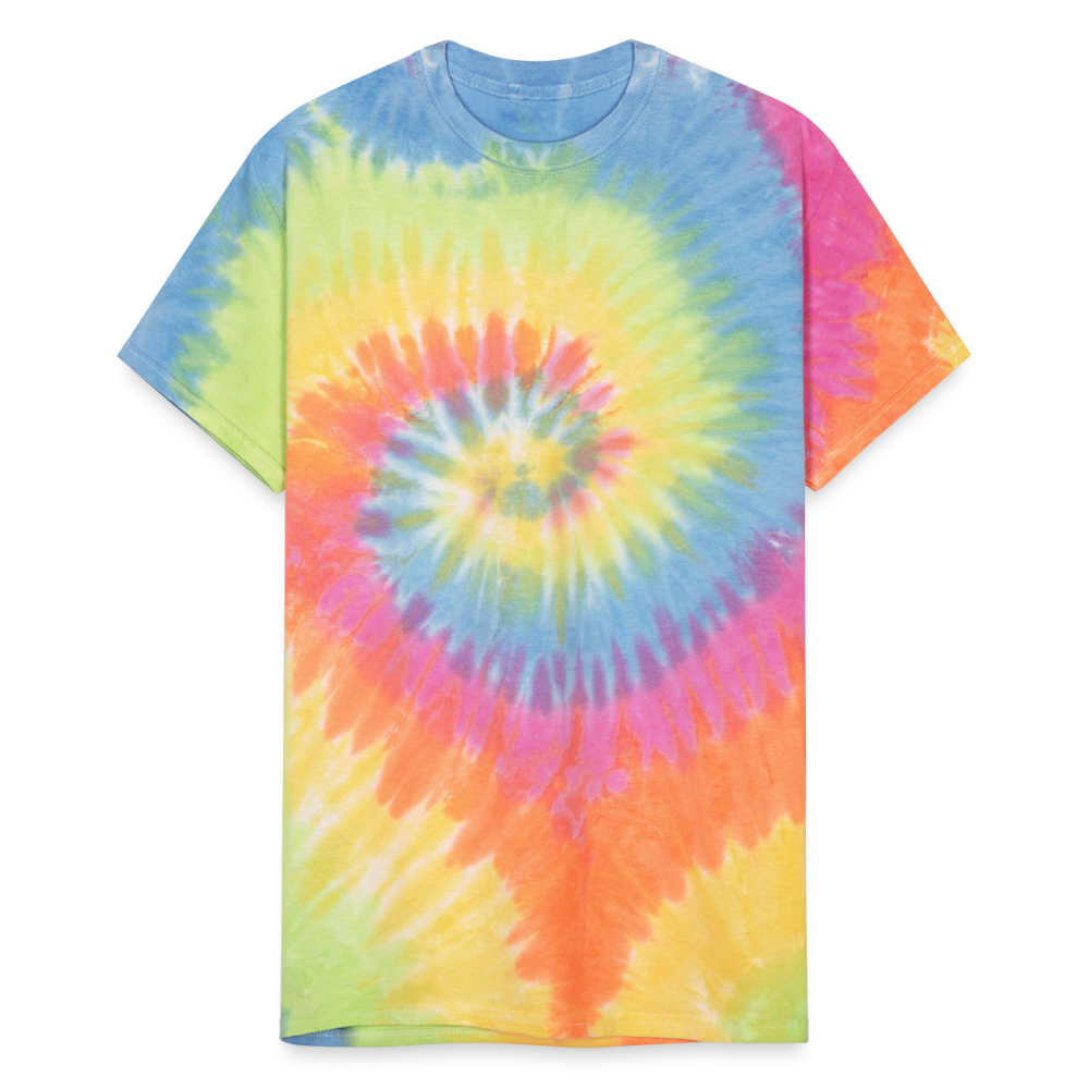 Unisex Tie Dye T-Shirt - rainbow