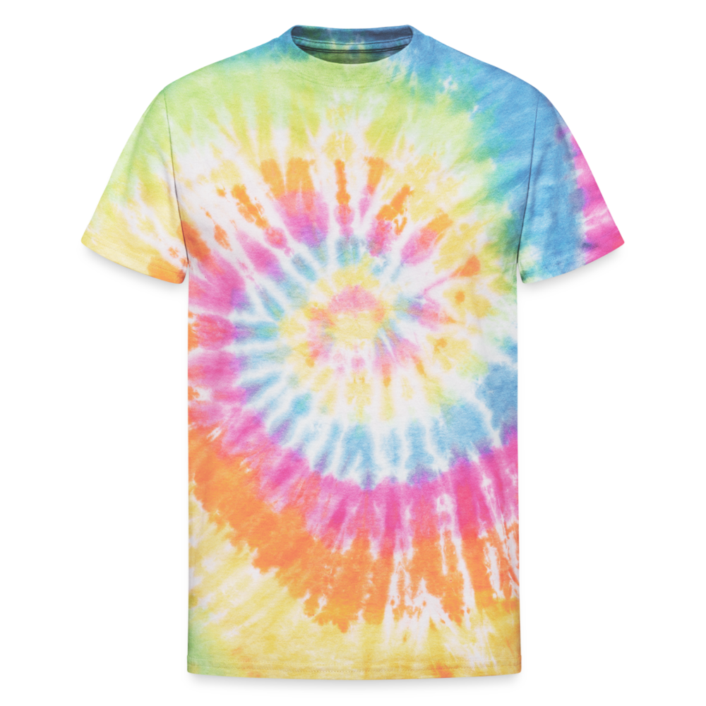 Unisex Tie Dye T-Shirt - rainbow