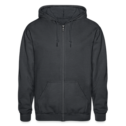 Gildan Heavy Blend Adult Zip Hoodie - deep heather