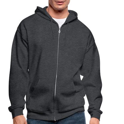 Gildan Heavy Blend Adult Zip Hoodie - deep heather