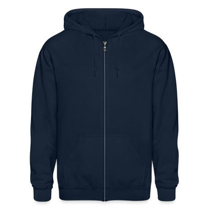 Gildan Heavy Blend Adult Zip Hoodie - navy