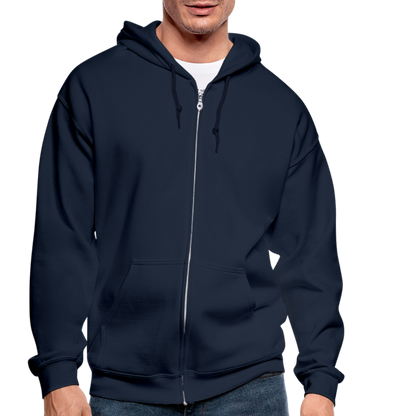 Gildan Heavy Blend Adult Zip Hoodie - navy